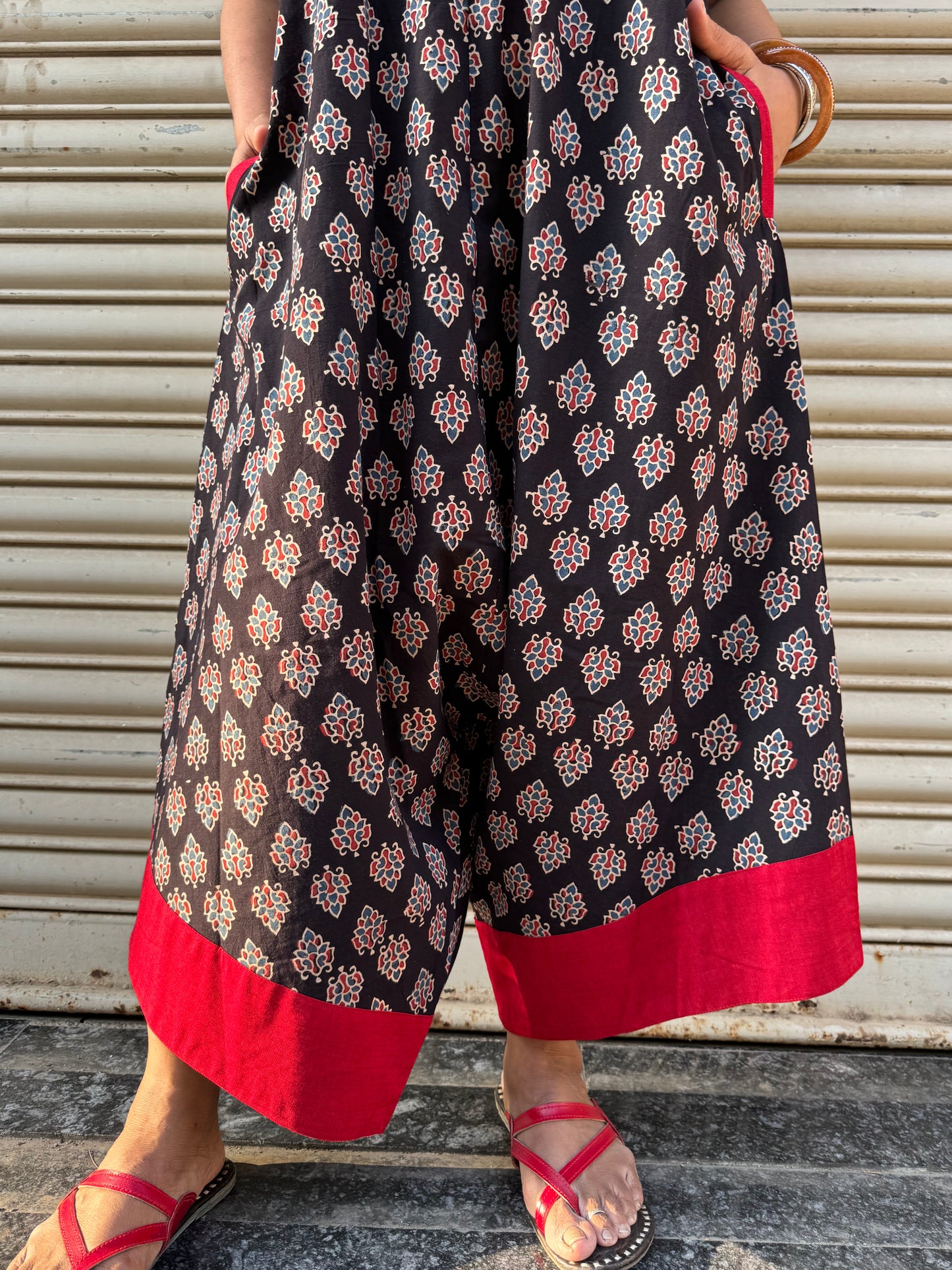 Kalika Ajrakh Suhaani Jumpsuit