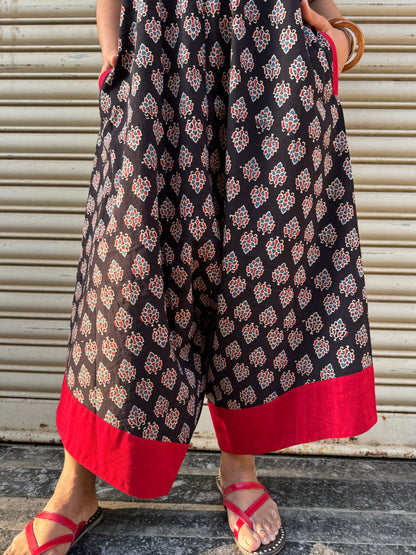 Kalika Ajrakh Suhaani Jumpsuit