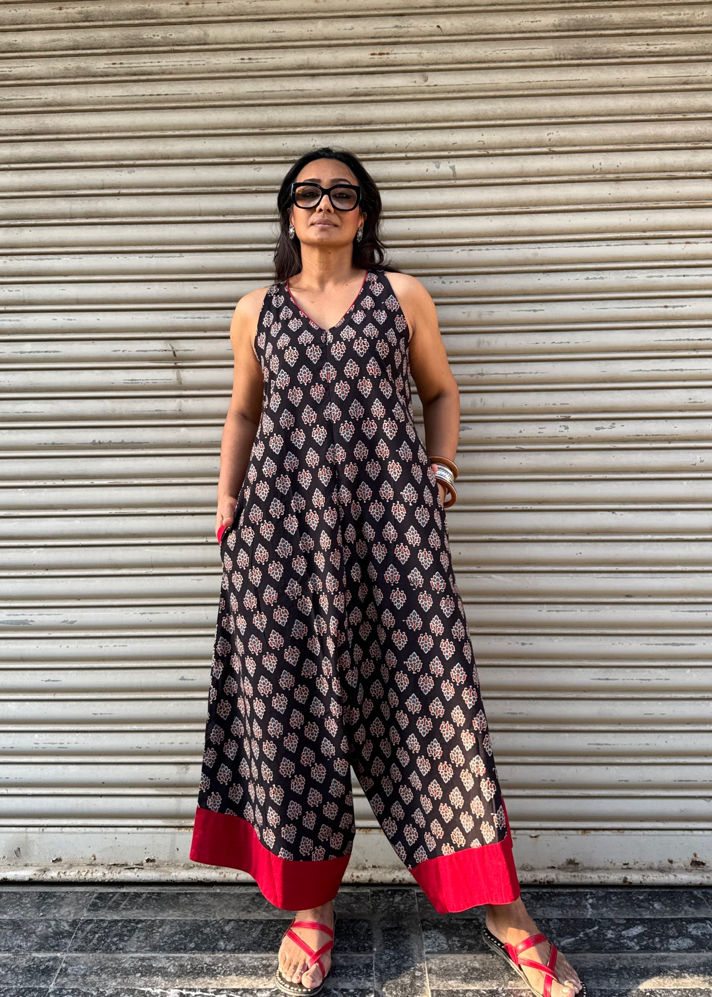Kalika Ajrakh Suhaani Jumpsuit