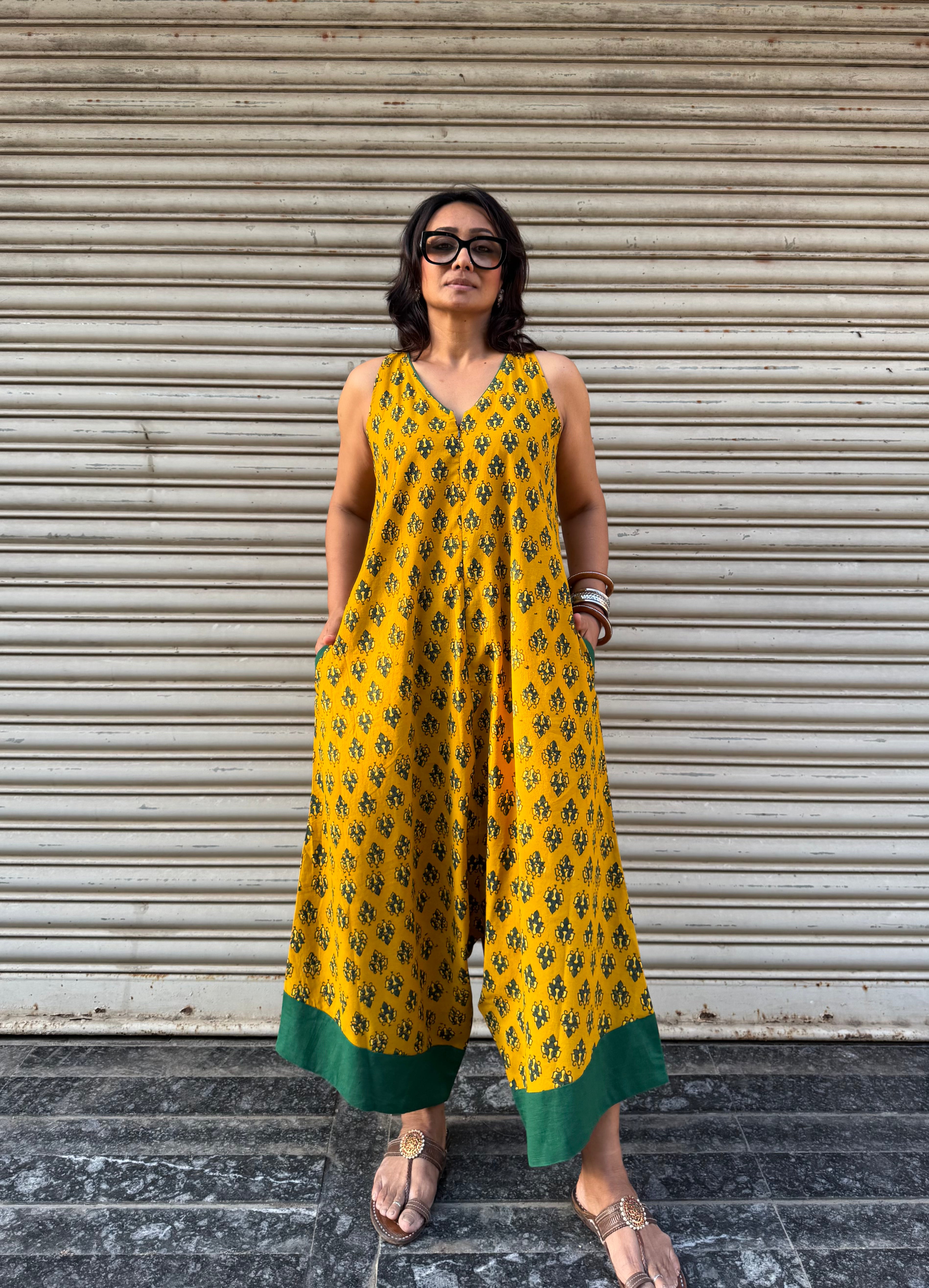 Surya Ajrakh Suhaani Jumpsuit