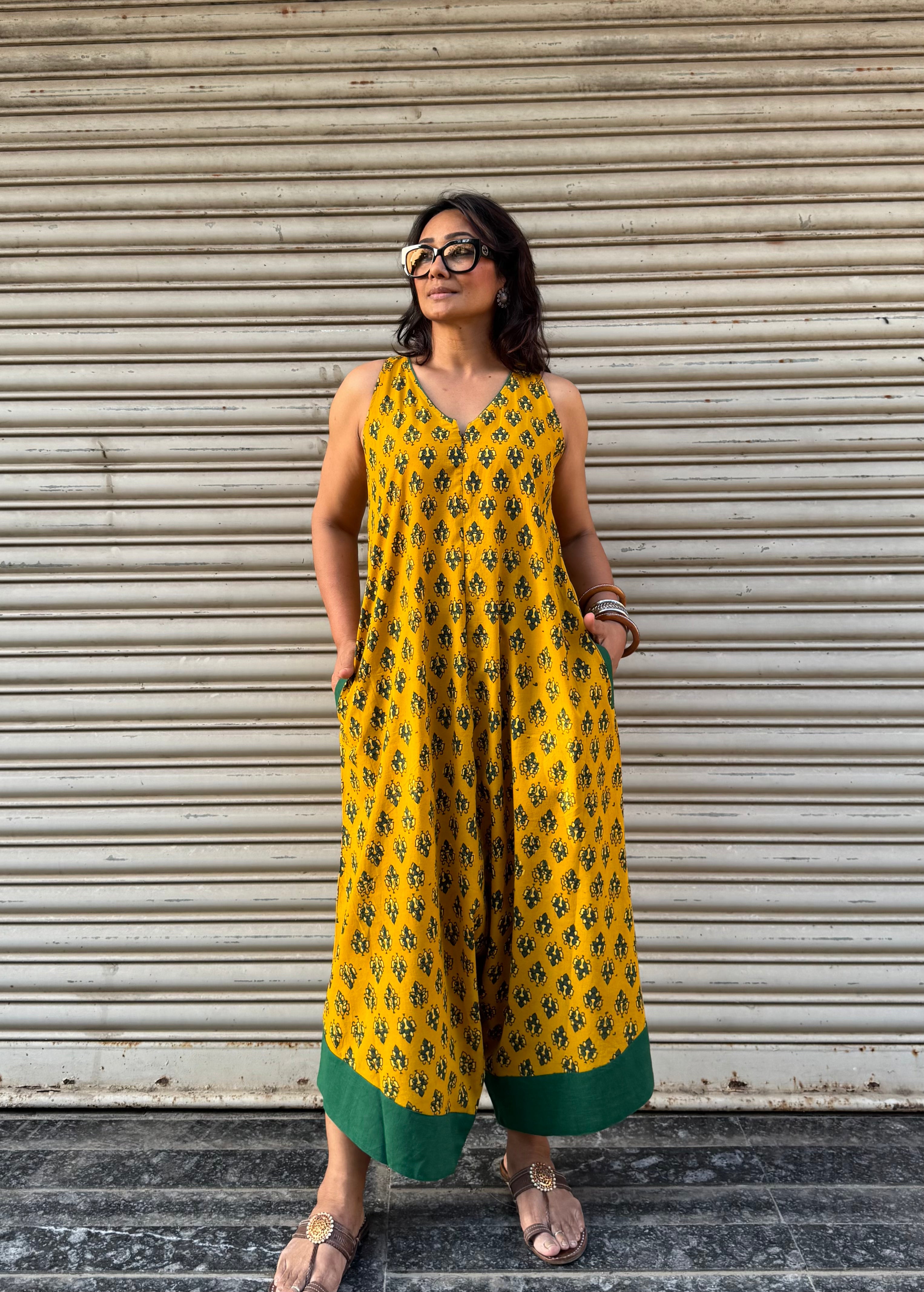 Surya Ajrakh Suhaani Jumpsuit