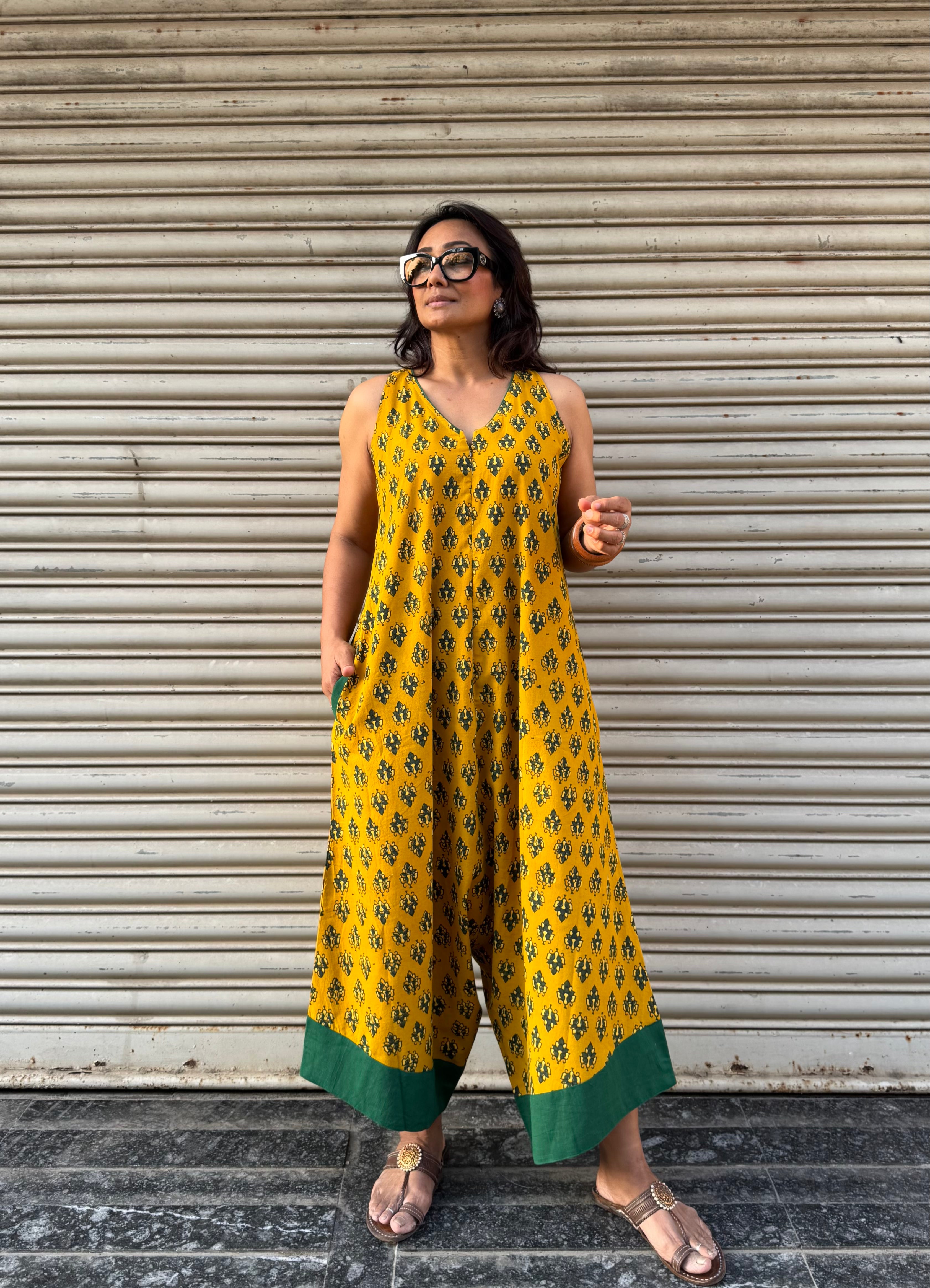 Surya Ajrakh Suhaani Jumpsuit