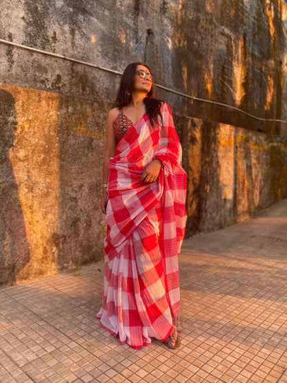 Durga Gamcha saree