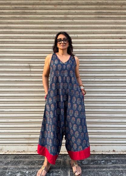 Sky Ajrakh Suhaani Jumpsuit