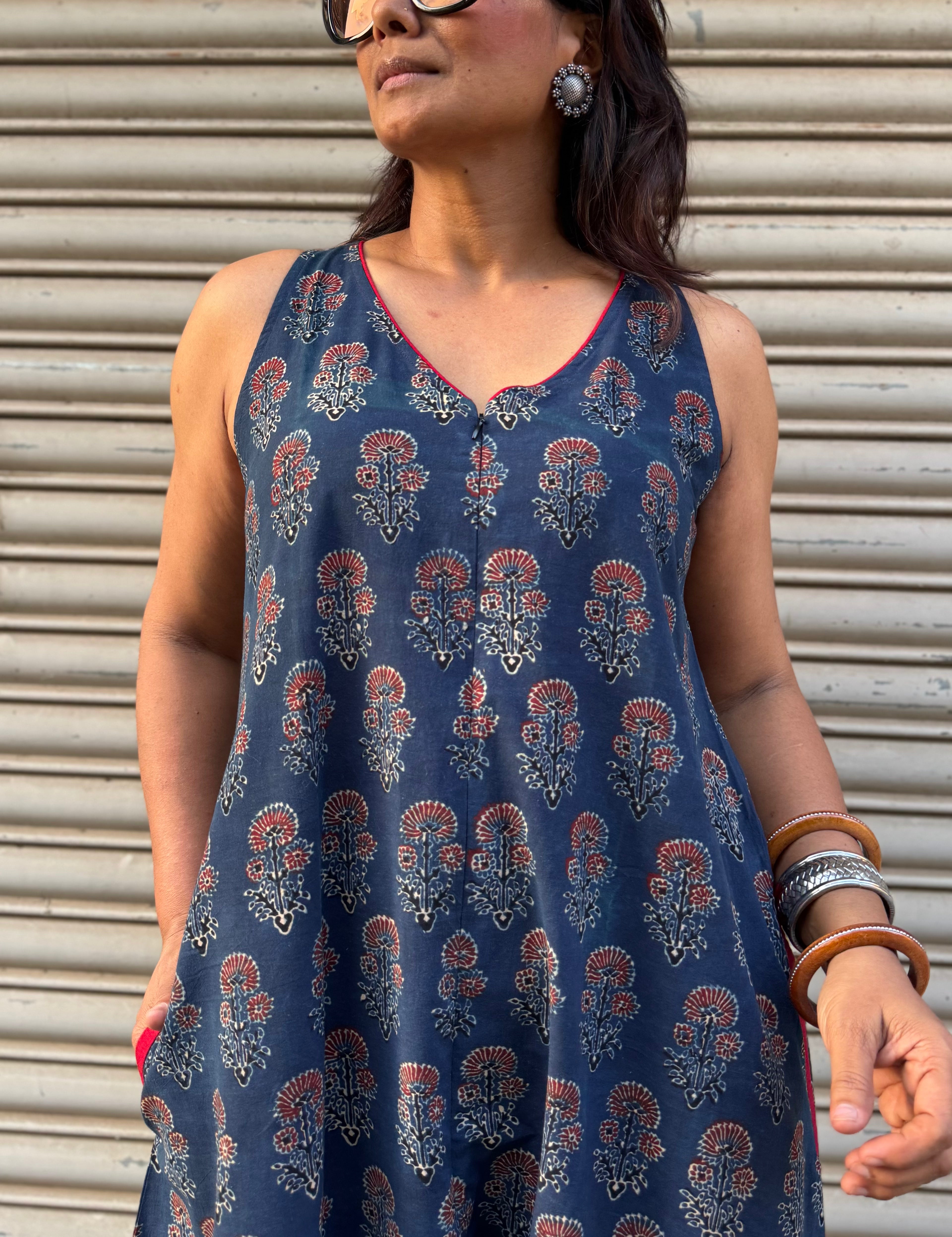 Sky Ajrakh Suhaani Jumpsuit