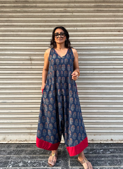 Sky Ajrakh Suhaani Jumpsuit