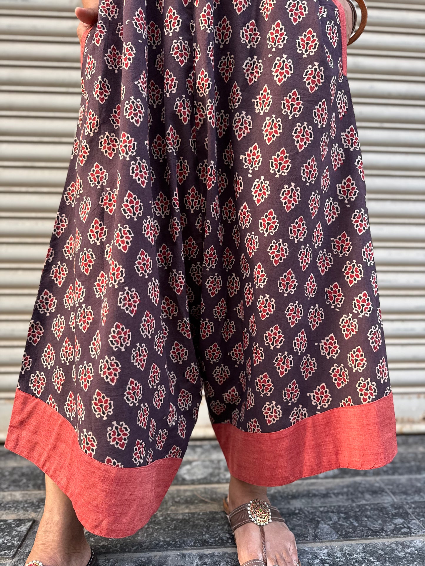 Walnut Ajrakh Suhaani Jumpsuit