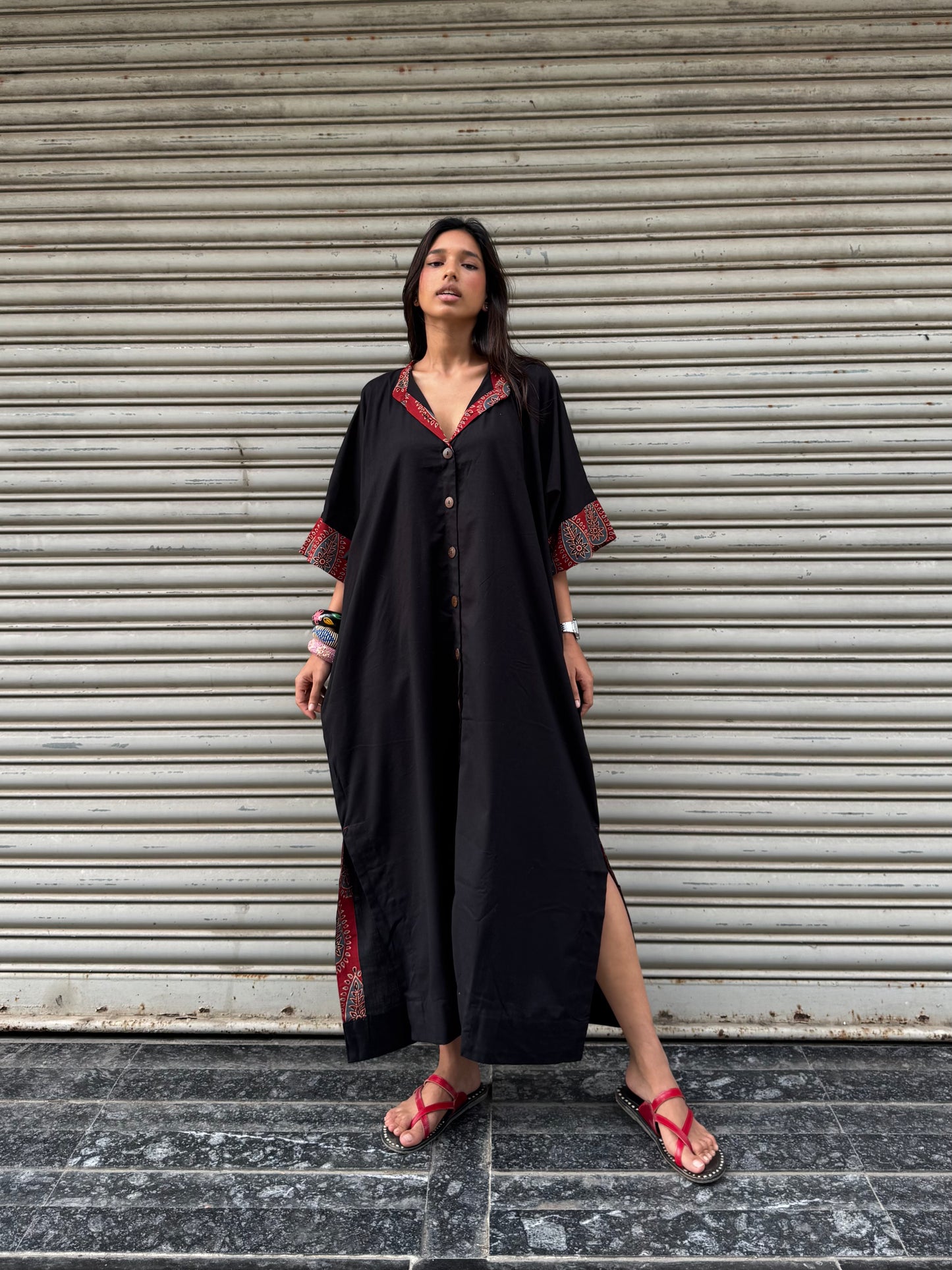 Kaala Cotton Kaftan Dress