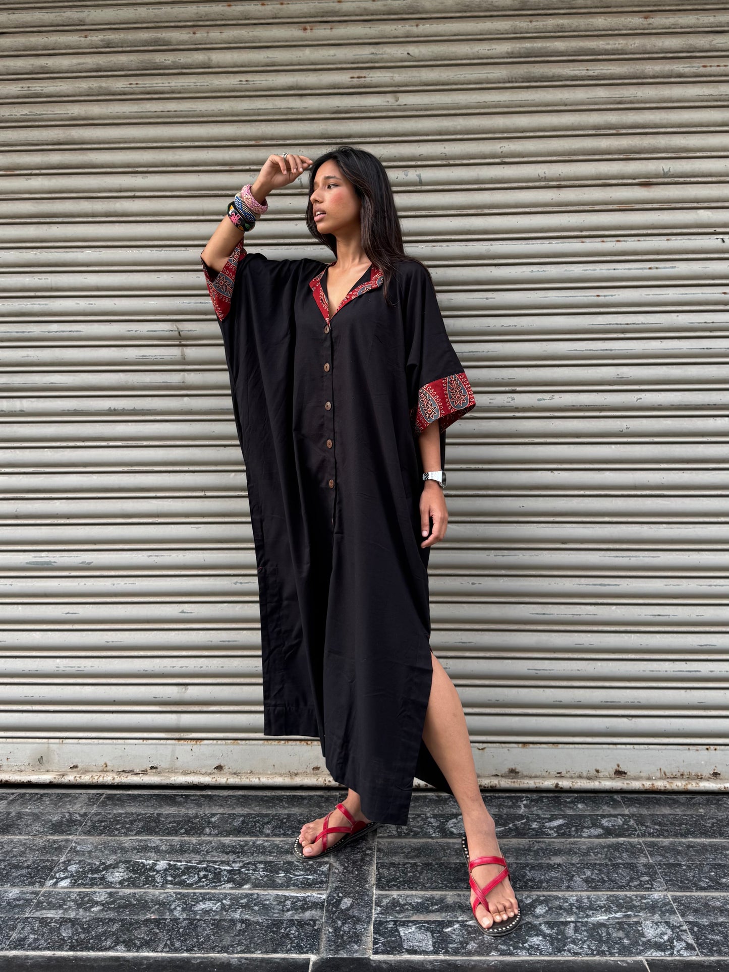 Kaala Cotton Kaftan Dress