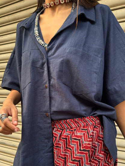 Clay Ajrakh Cotton Harem pants