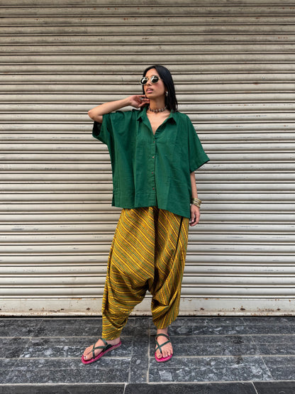 Honey Ajrakh Cotton Harem pants