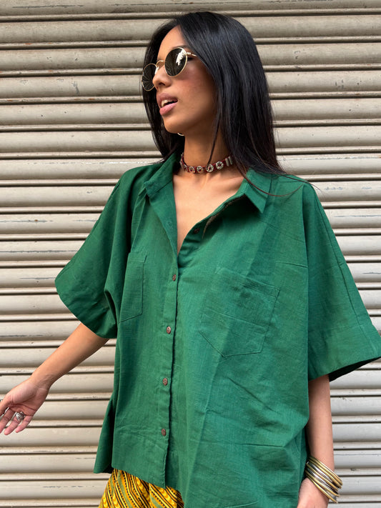 Forest Cotton Slub Shirt