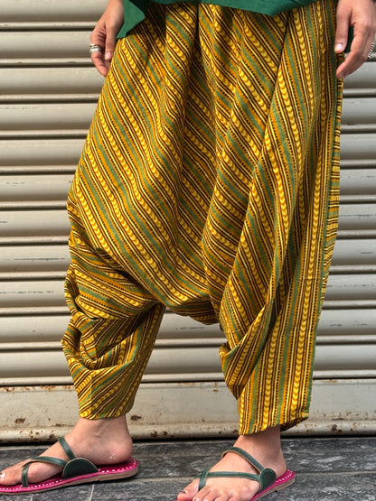 Honey Ajrakh Cotton Harem pants