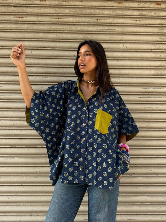 Sufi Ajrakh Cotton Shirt