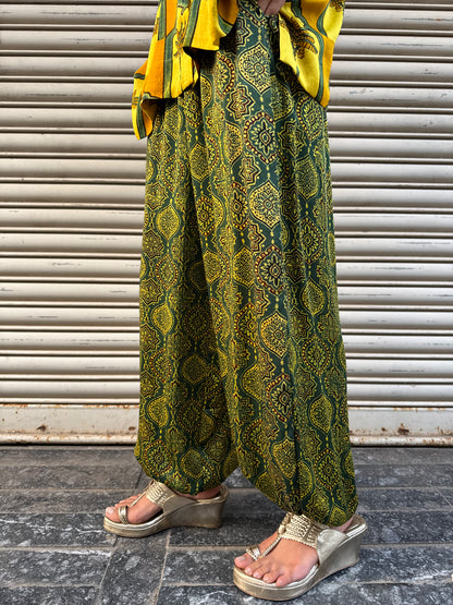 Amaltas Modal silk Co-ord set with Balloon pants
