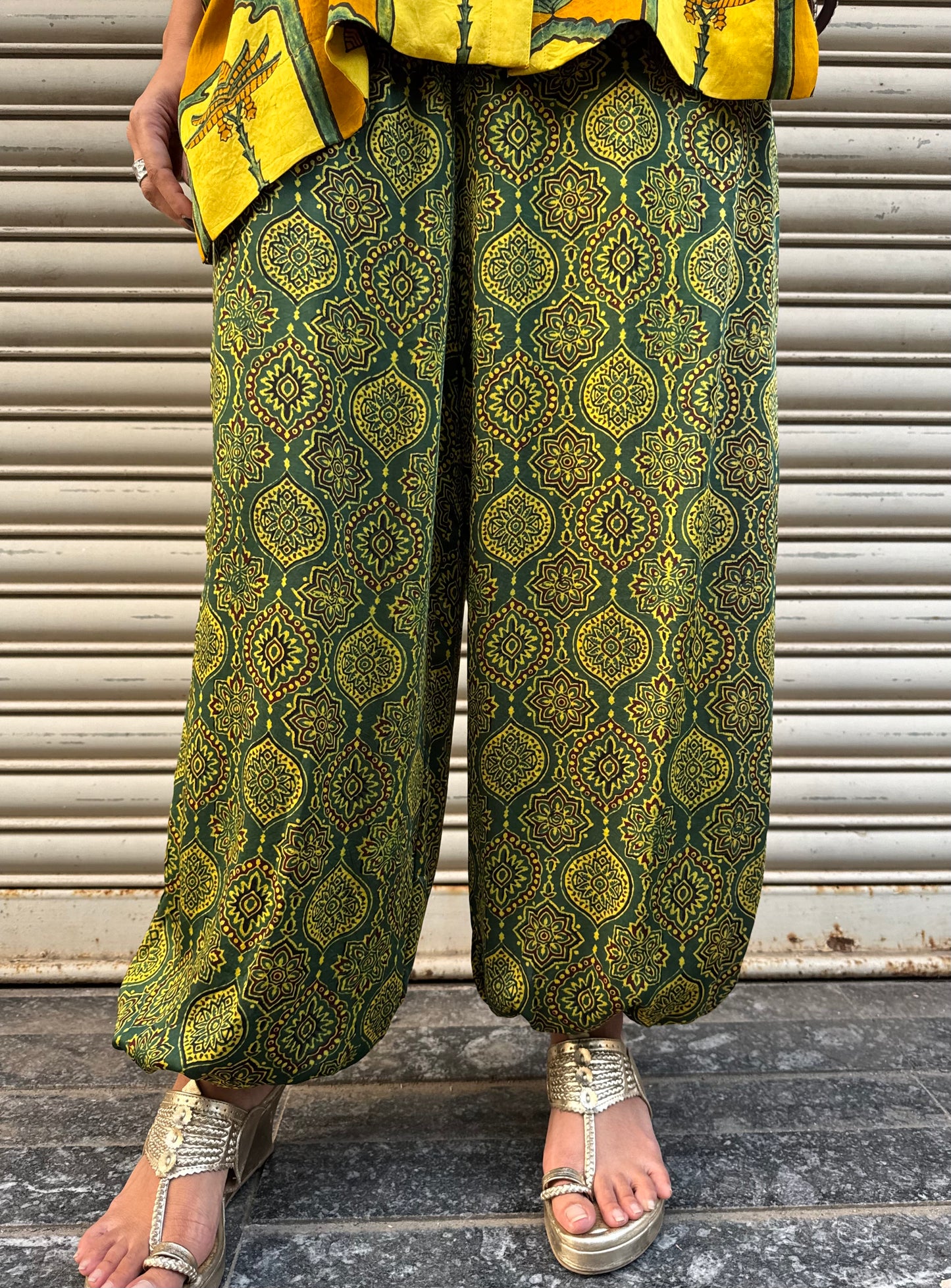 Amaltas Modal silk Co-ord set with Balloon pants