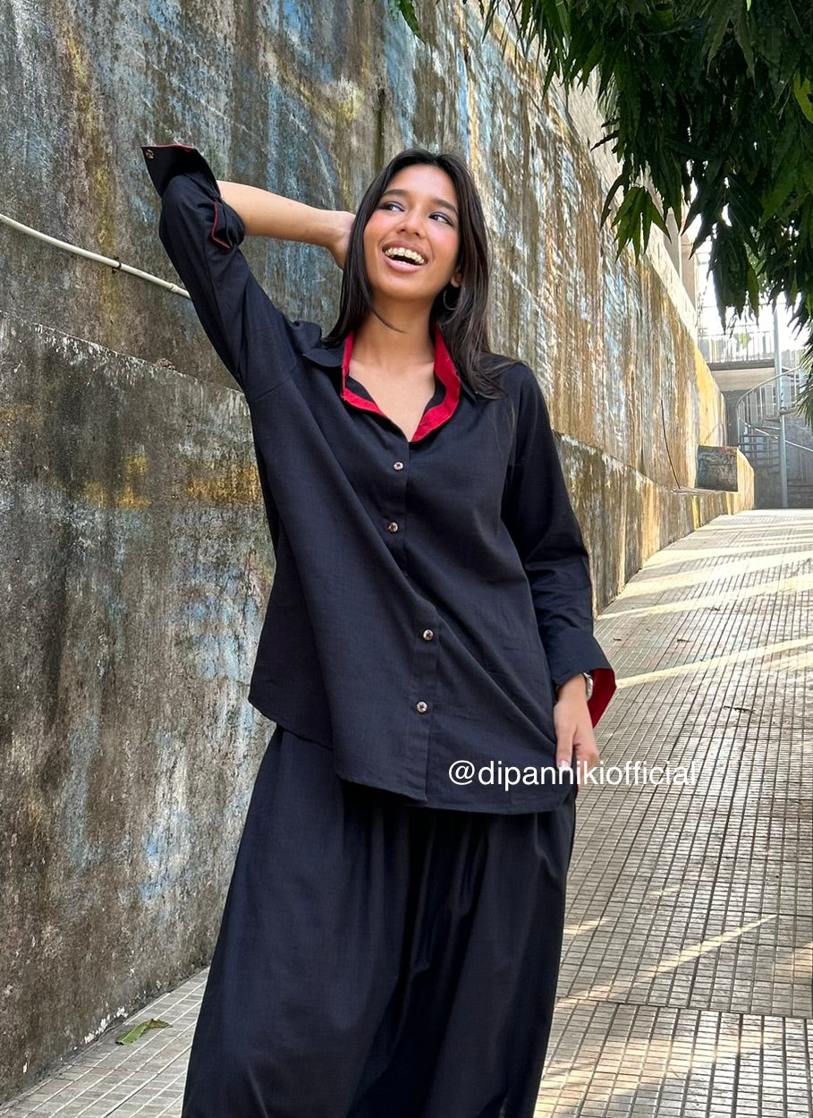 Ebony Cotton Shirt