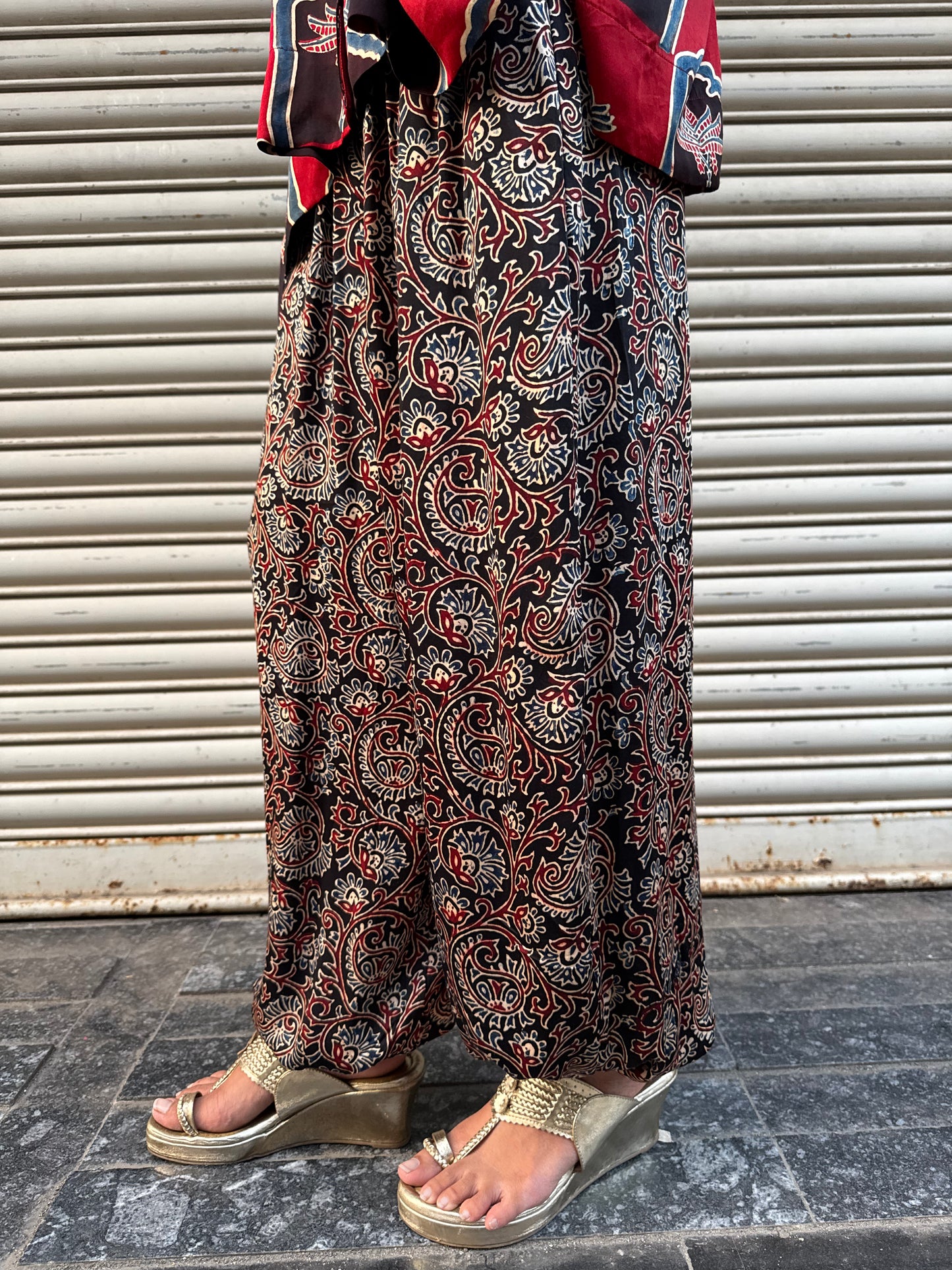 Gulnaar Modal silk Co-ord set with Balloon pants
