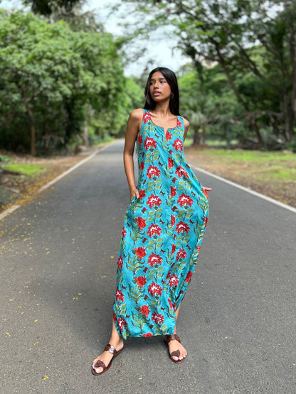 Aqua fleur dhoti jumpsuit