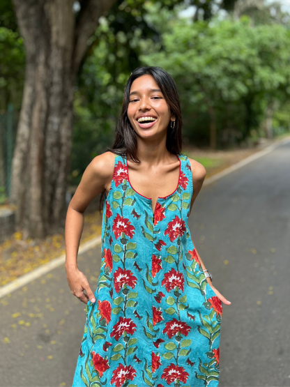 Aqua fleur dhoti jumpsuit
