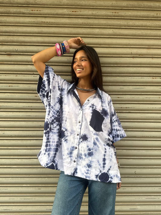 Tarang Tie Dye Cotton Shirt (READY TO DISPATCH)