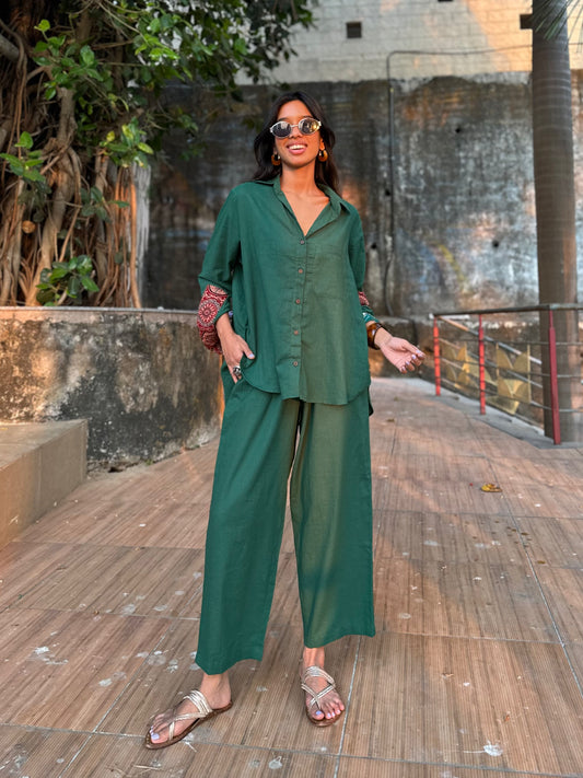Forest Shirt Pants Co-ord set