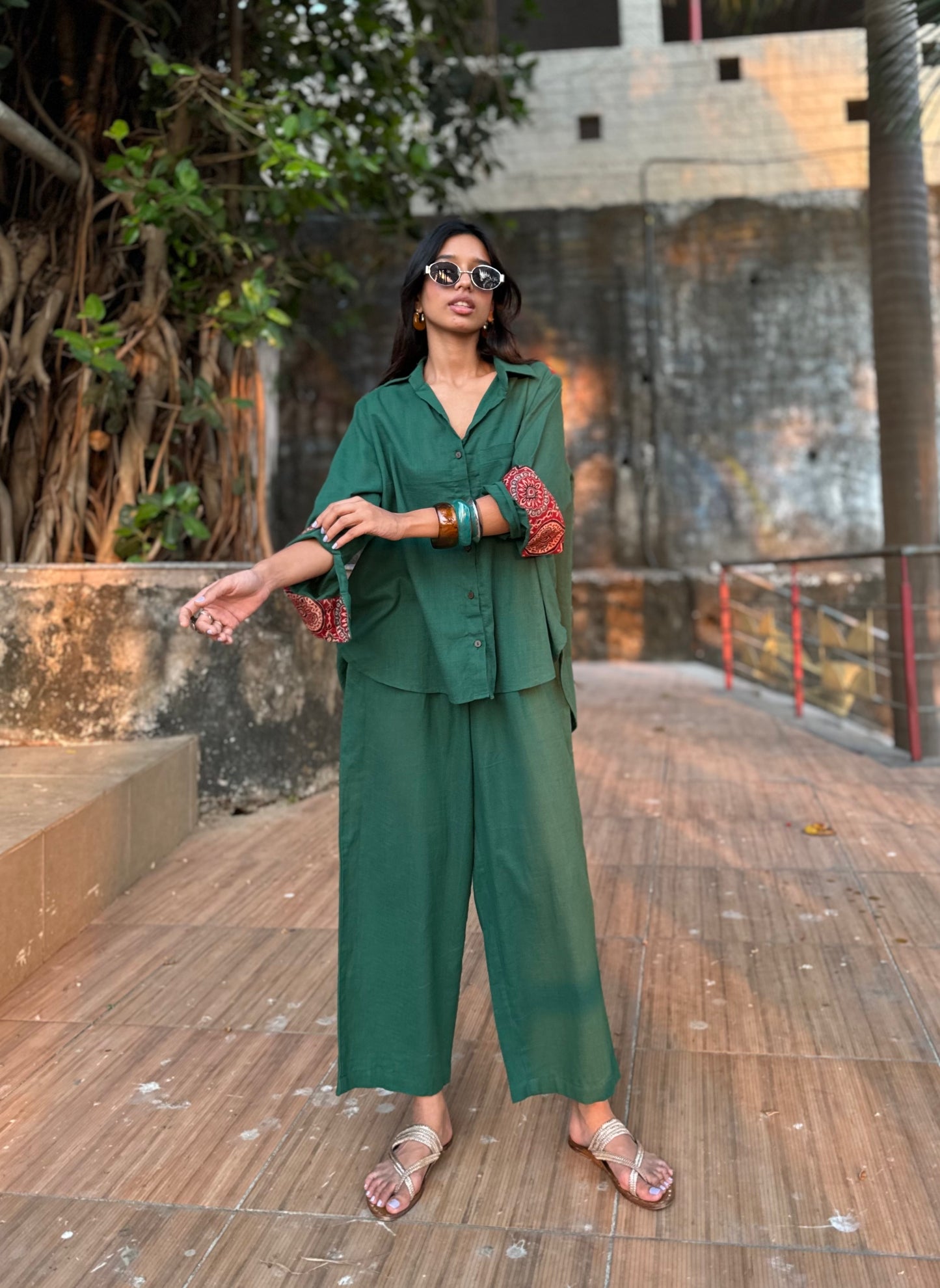 Forest Shirt Pants Co-ord set