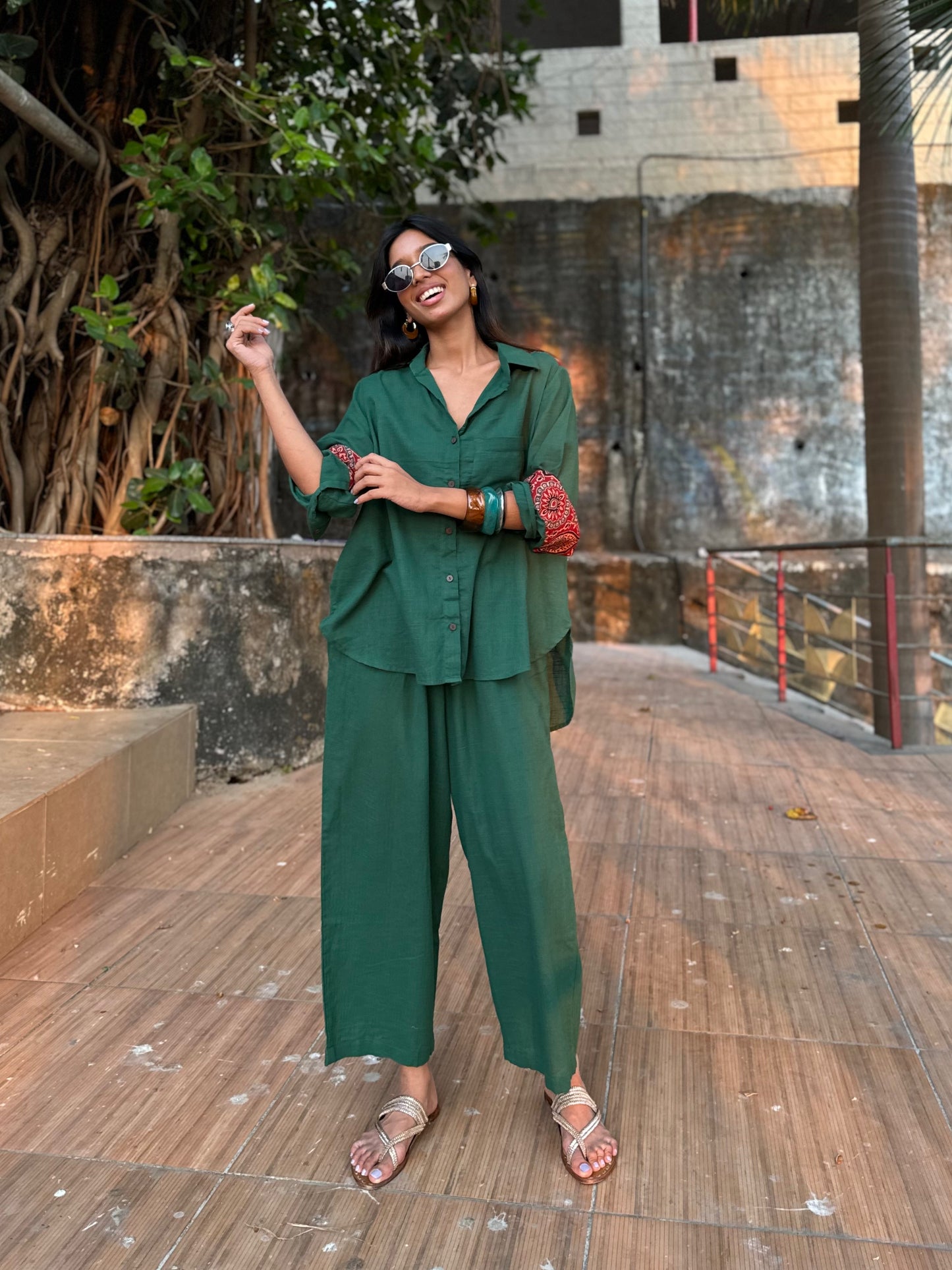 Forest Shirt Pants Co-ord set