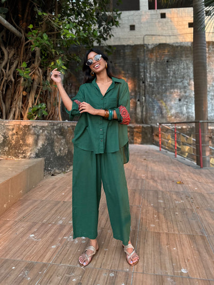 Forest Shirt Pants Co-ord set