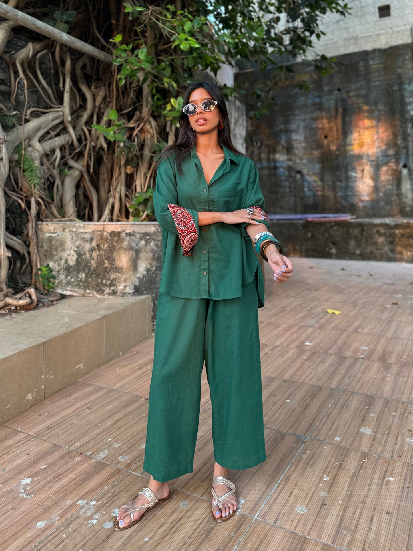 Forest Shirt Pants Co-ord set