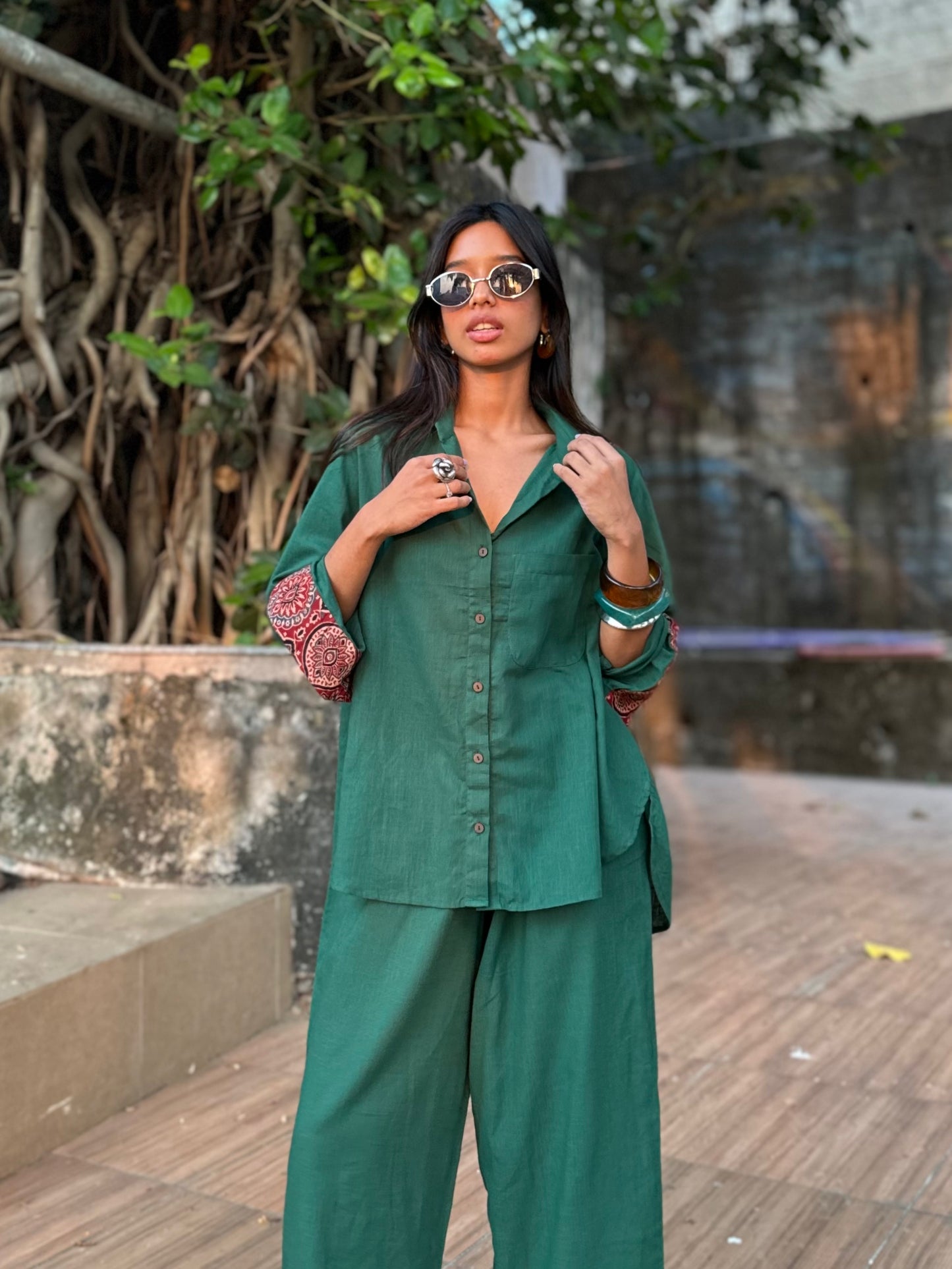 Forest Shirt Pants Co-ord set