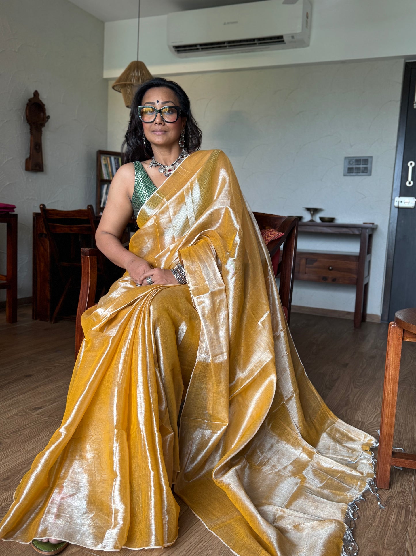 Mishri Tissue Silk Saree