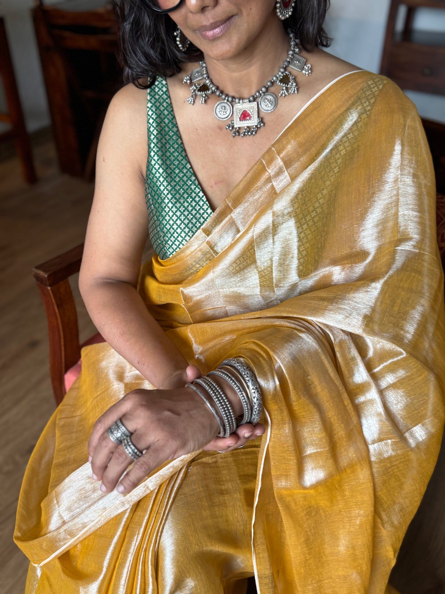 Mishri Tissue Silk Saree