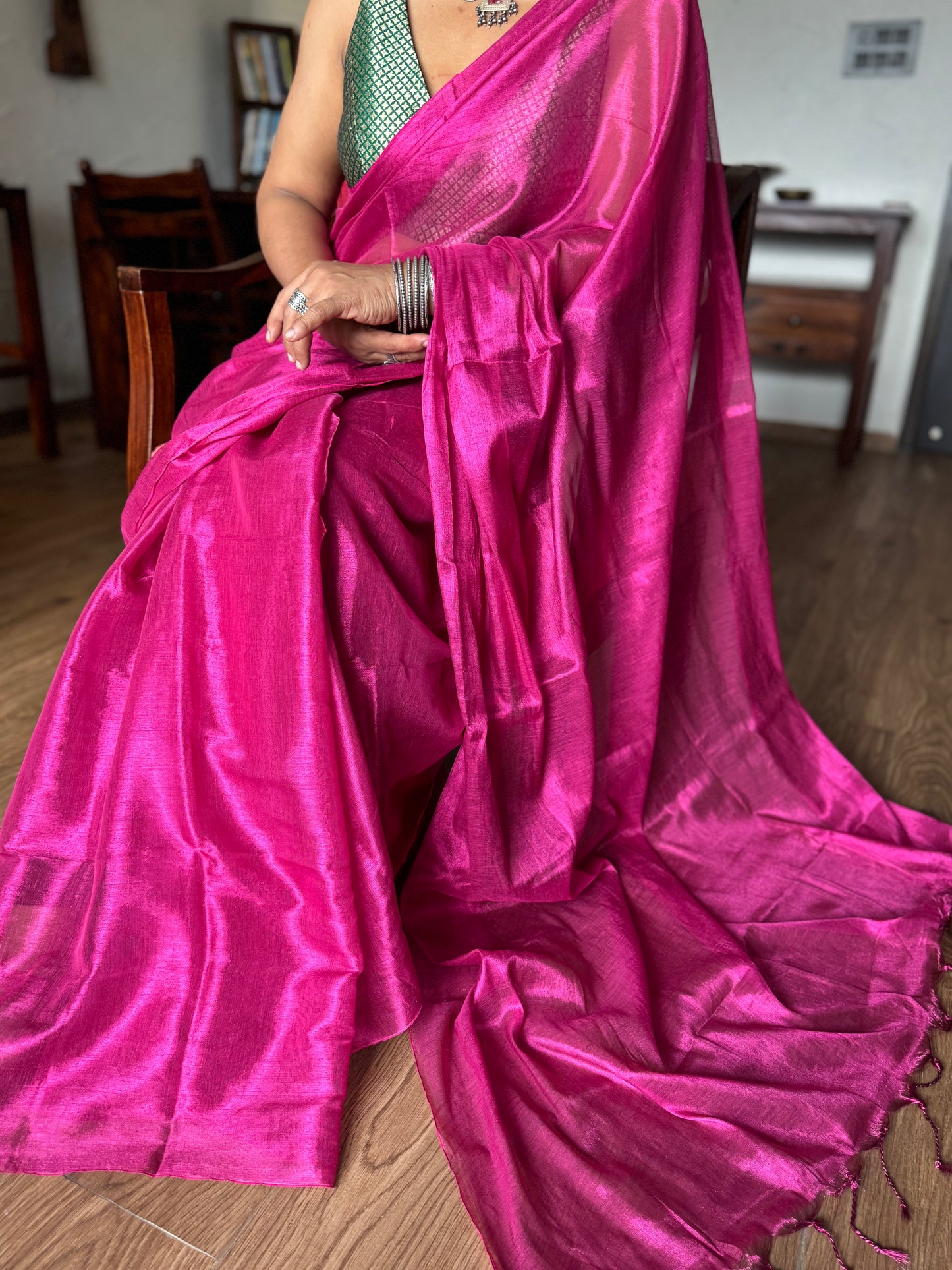 Rani Tissue Silk Saree