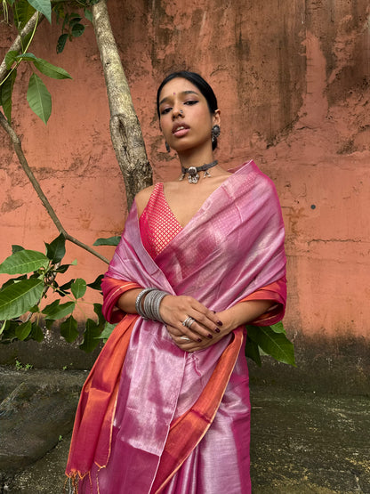 Candy Tissue Silk Saree