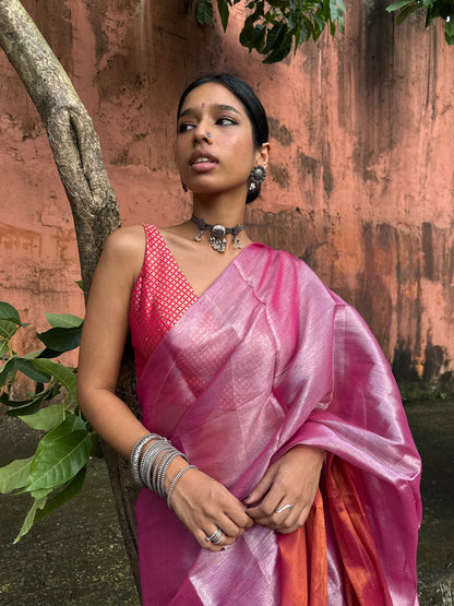 Candy Tissue Silk Saree
