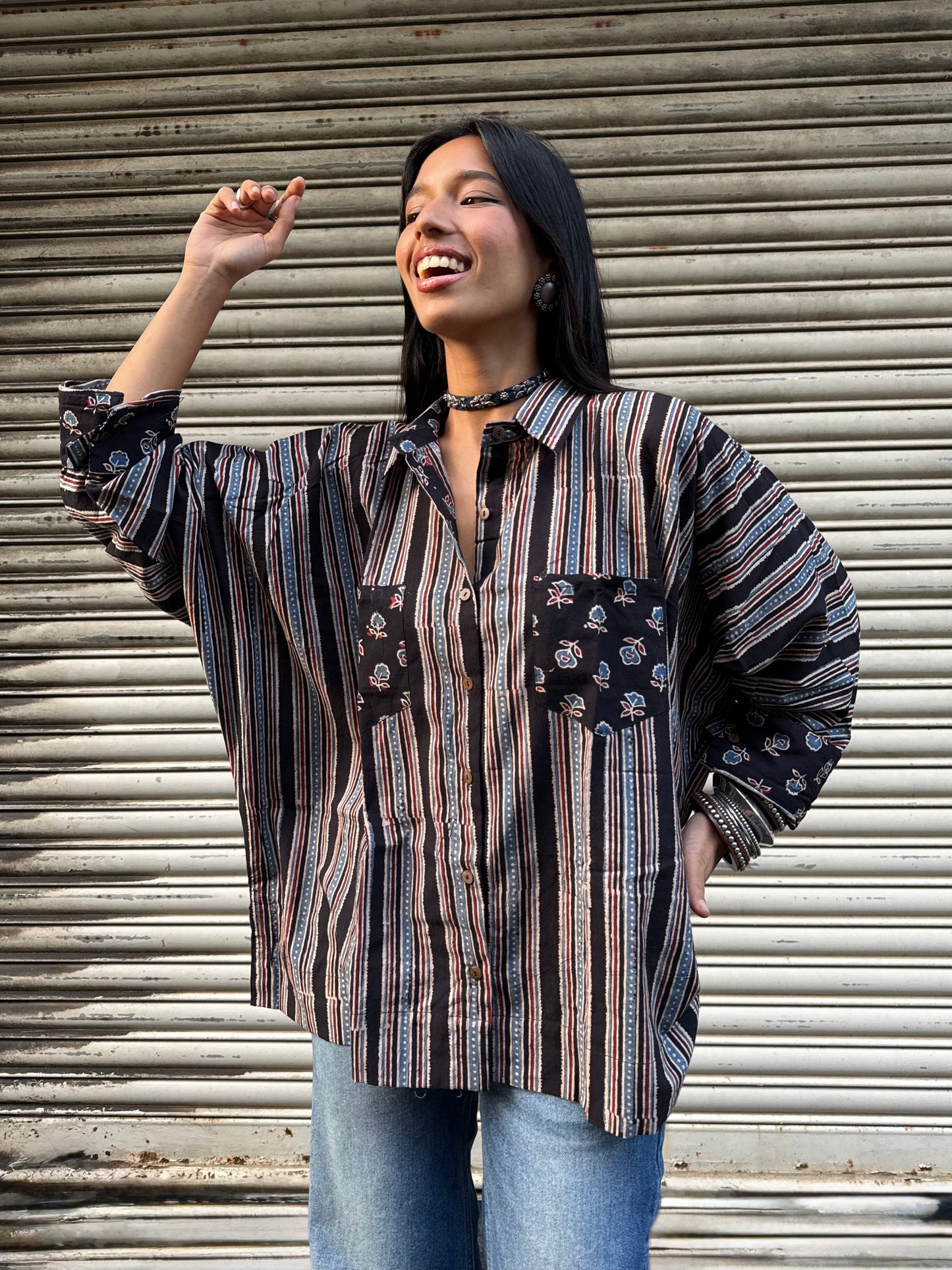 Dawn Ajrakh Cotton Shirt