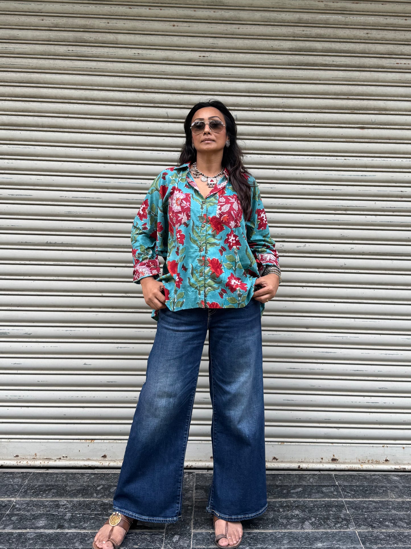 Lagoon Cotton Shirt
