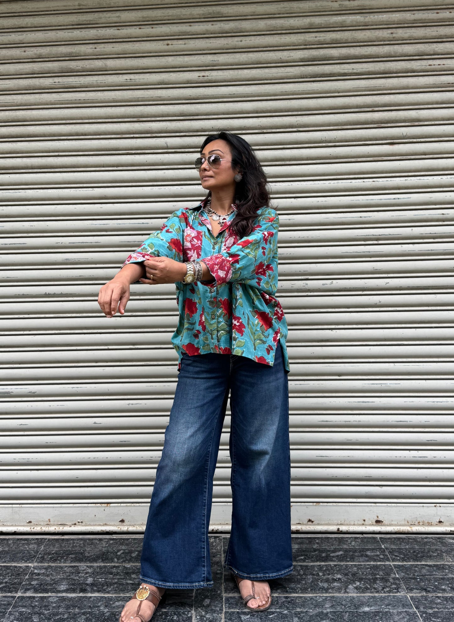 Lagoon Cotton Shirt
