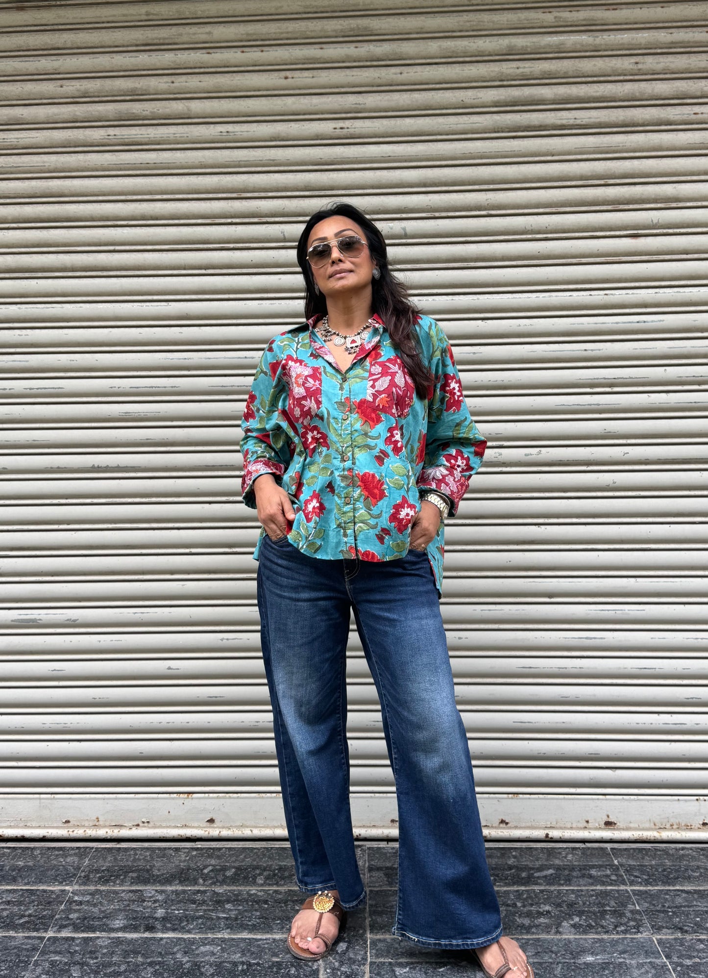 Lagoon Cotton Shirt