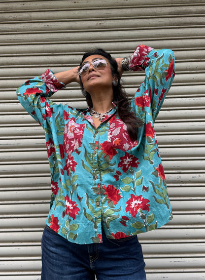 Lagoon Cotton Shirt