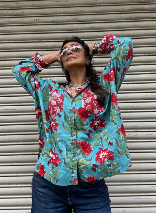 Lagoon Cotton Shirt