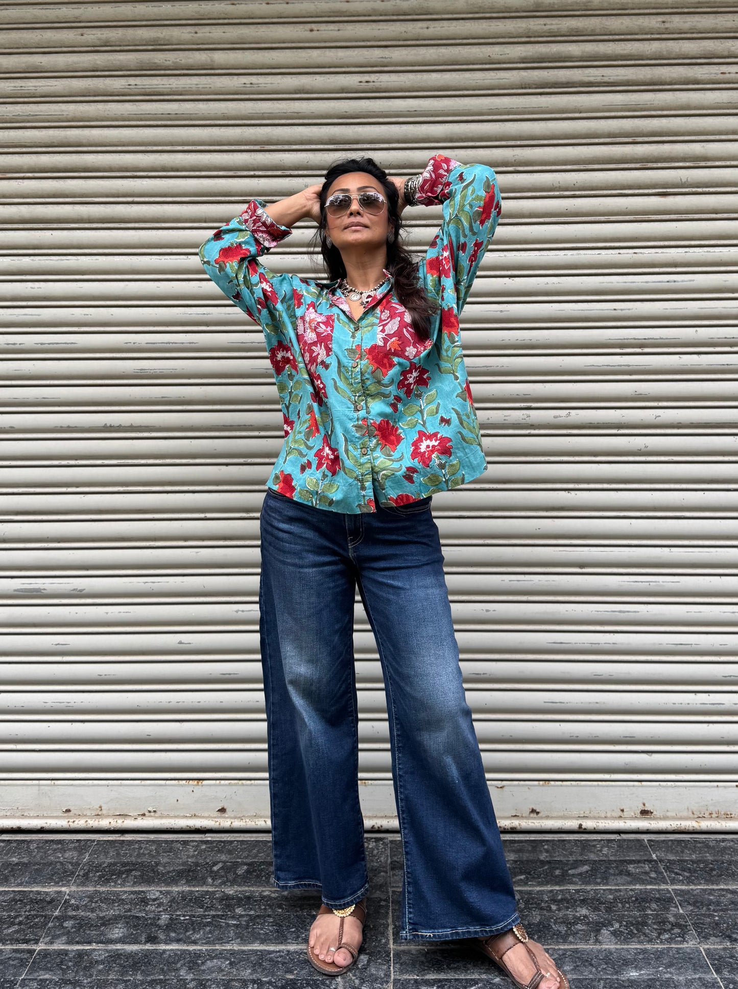 Lagoon Cotton Shirt