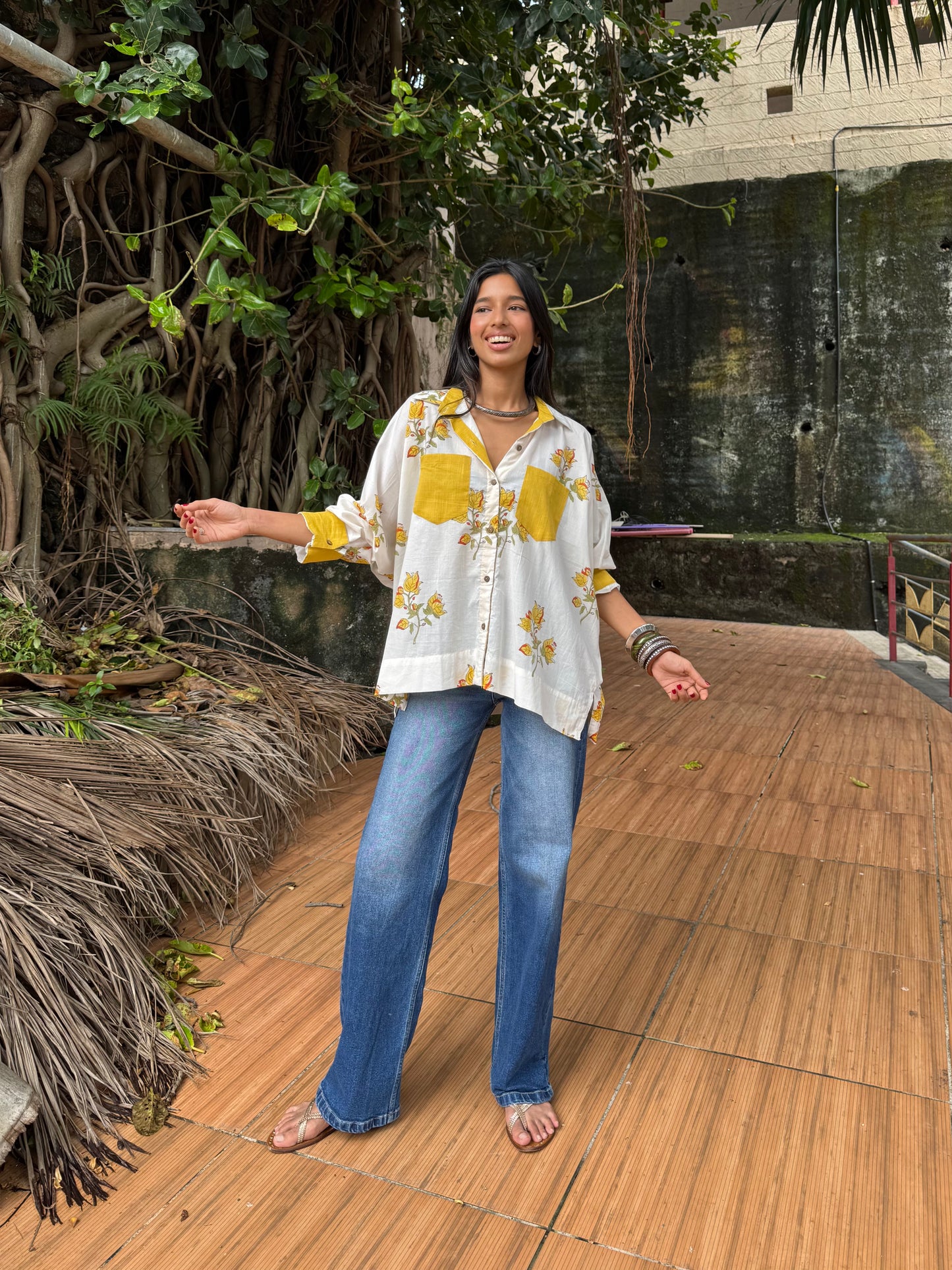 Marigold Cotton Shirt