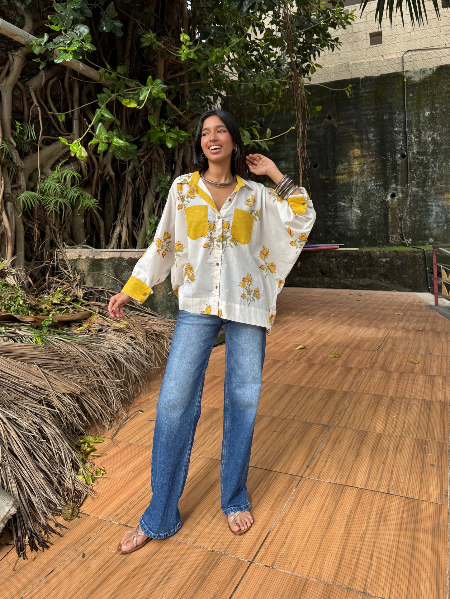 Marigold Cotton Shirt