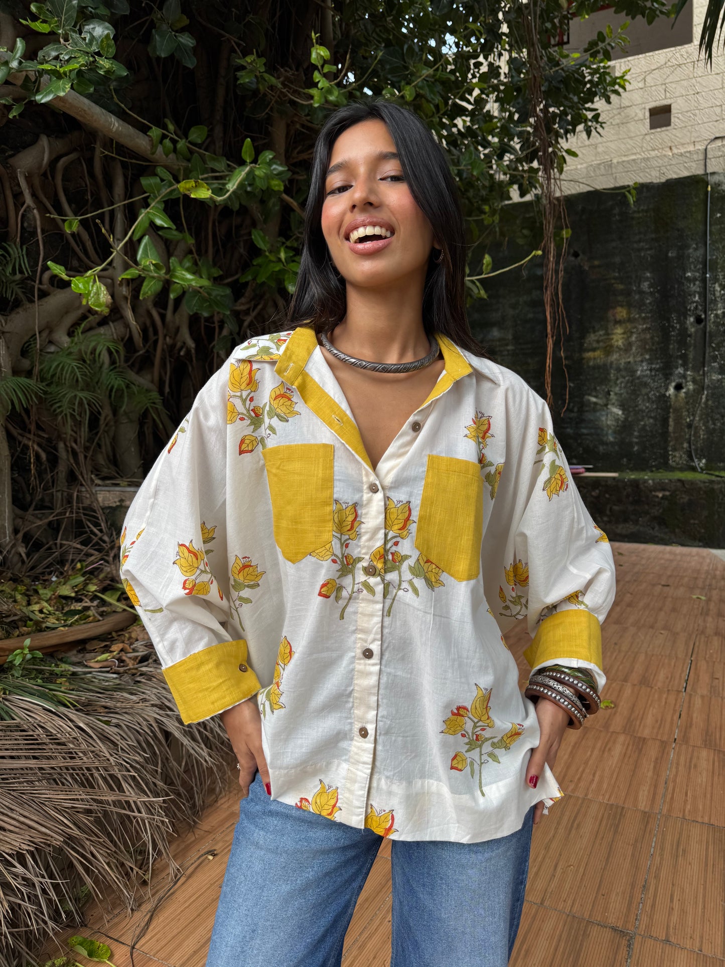 Marigold Cotton Shirt