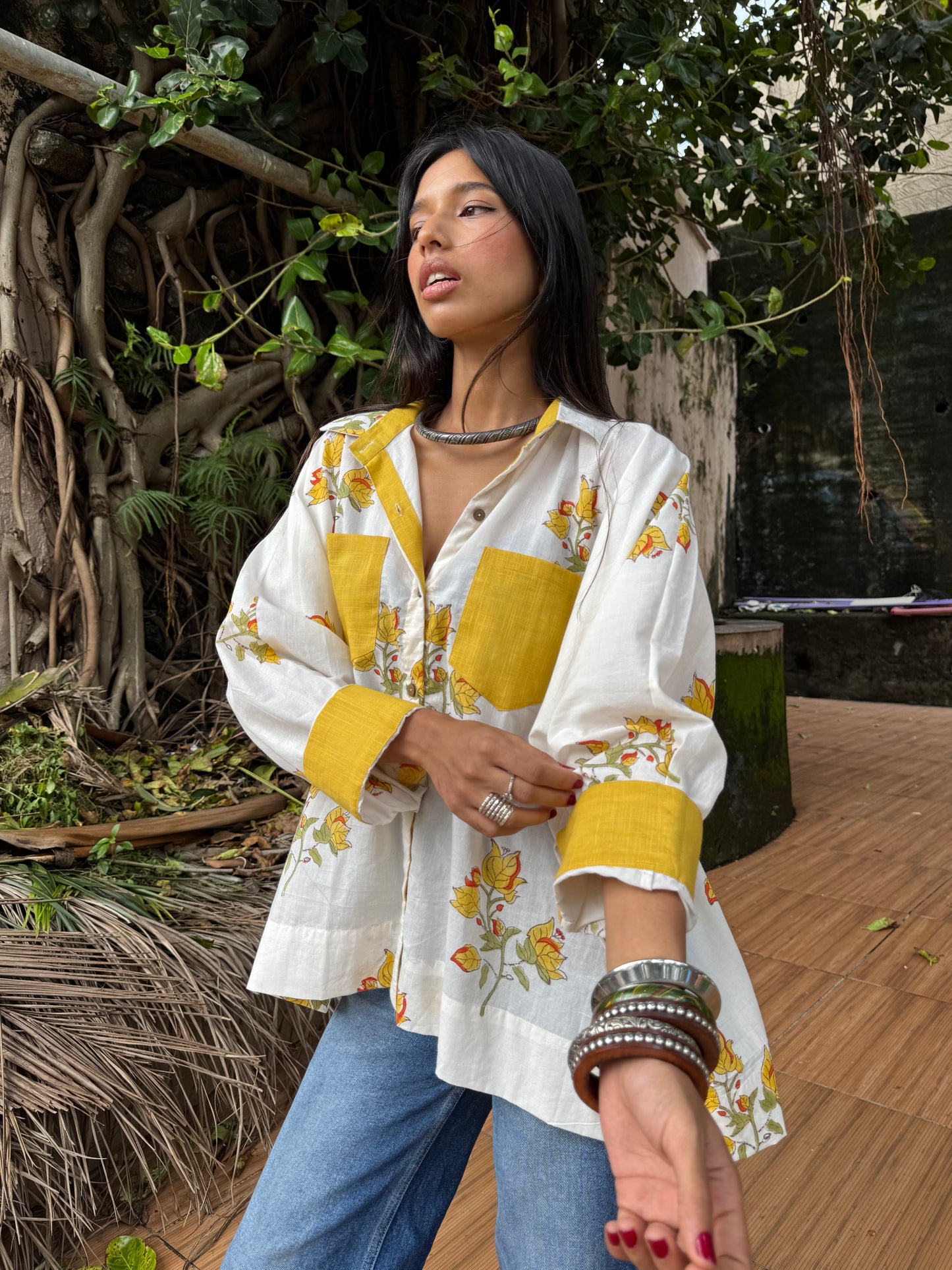 Marigold Cotton Shirt