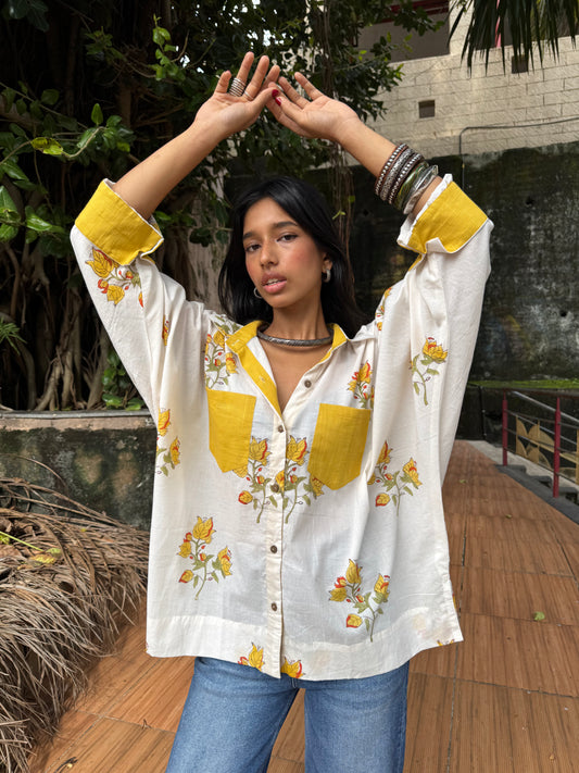 Marigold Cotton Shirt