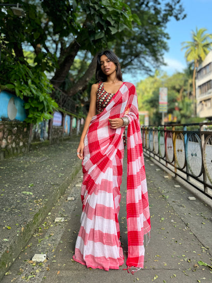 Durga Gamcha saree