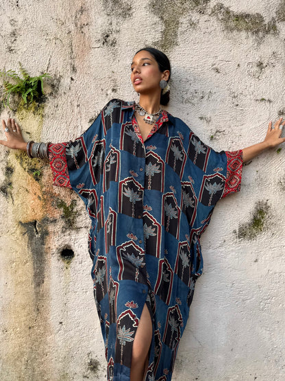 Neel Modal Silk Kaftan dress